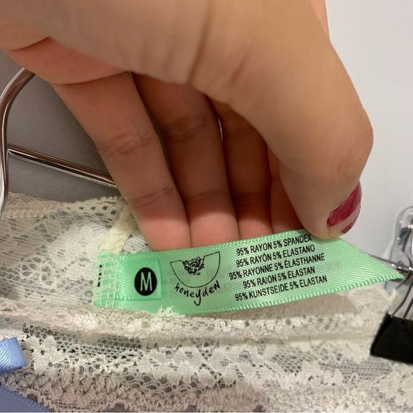 NEW honeydew intimates grey white laces pantie size M - Picture 3 of 6